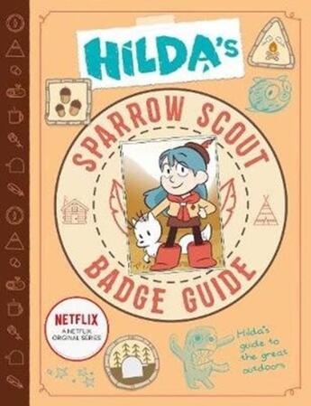 Couverture du livre « HILDA''S SPARROW SCOUT BADGE GUIDE » de Emily Hibbs aux éditions Flying Eye Books