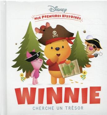 Couverture du livre « Mes premières histoires : Winnie cherche un trésor » de Disney aux éditions Disney Hachette