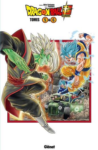 Couverture du livre « Dragon Ball Super : coffret vol.3 : Tomes 5 et 6 » de Akira Toriyama et Toyotaro aux éditions Glenat