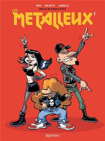 Couverture du livre « Les métalleux Tome 1 » de Richard Di Martino et Chloe Q. aux éditions Kennes Editions