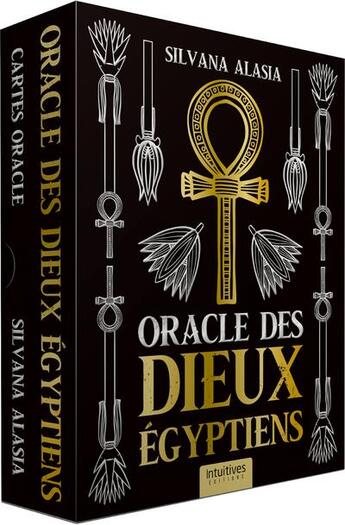 Couverture du livre « Oracle des dieux egyptiens » de Silvana Alasia aux éditions Editions Intuitives