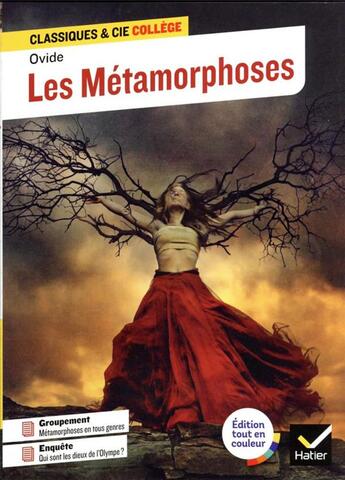 Couverture du livre « Les métamorphoses » de Ovide et Laurence Mokrani aux éditions Hatier