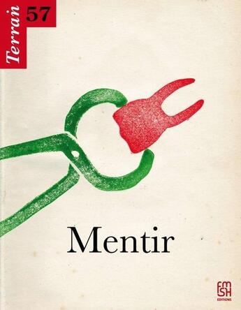 Couverture du livre « TERRAIN T.57 ; mentir » de  aux éditions Maison Des Sciences De L'homme