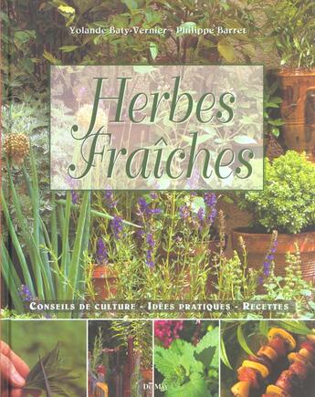 Couverture du livre « Les herbes fraiches » de Y. Baty-V./P. Barret aux éditions Du May