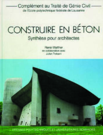 Couverture du livre « Construire En Beton » de Walther aux éditions Ppur