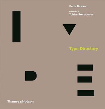 Couverture du livre « Type directory » de Dawson Peter aux éditions Thames & Hudson