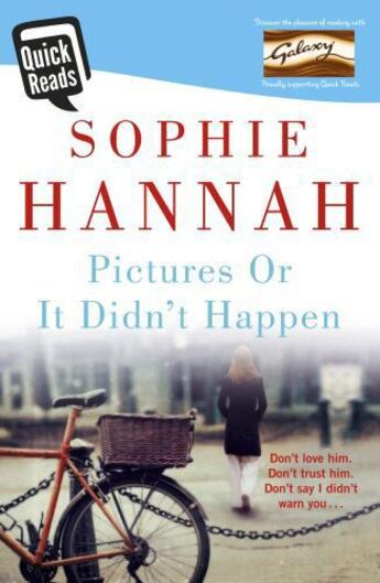 Couverture du livre « Pictures Or It Didn't Happen » de Sophie Hannah aux éditions Hodder And Stoughton Digital