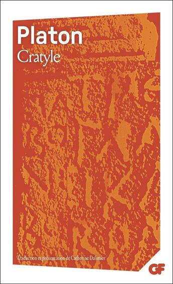 Couverture du livre « Cratyle » de Platon aux éditions Flammarion