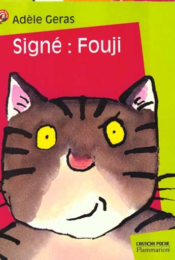 Couverture du livre « Signe : fouji - les chats du square edouard » de Adele Geras aux éditions Pere Castor