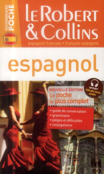 Couverture du livre « Dictionnaire de poche espagnol » de  aux éditions Le Robert