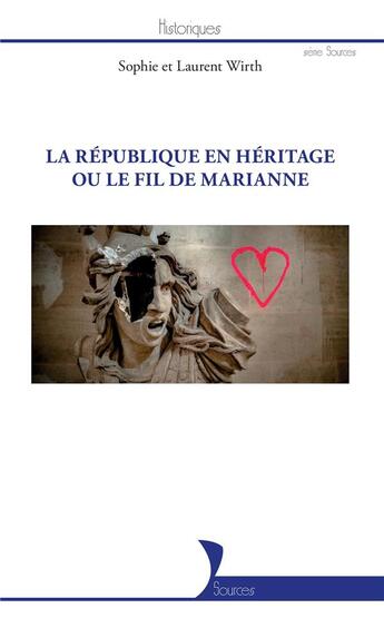 Couverture du livre « La République en héritage ou le fil de Marianne » de Laurent Wirth et Sophie Wirth aux éditions L'harmattan