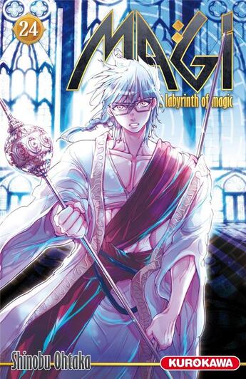 Couverture du livre « Magi, the labyrinth of magic Tome 24 » de Shinobu Ohtaka aux éditions Kurokawa