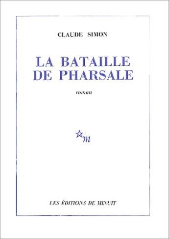 Couverture du livre « La bataille de Pharsale » de Claude Simon aux éditions Minuit