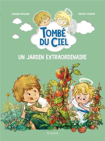 Couverture du livre « Tombé du ciel t.8 ; un jardin extraordinaire » de Edmond Prochain et Lefebvre Vincent aux éditions Mame