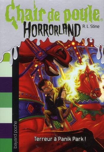 Couverture du livre « Chair de poule : Horrorland Tome 12 : terreur à Panik Park ! » de R. L. Stine aux éditions Bayard Jeunesse