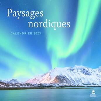 Couverture du livre « Calendrier paysages nordiques (édition 2023) » de  aux éditions Place Des Victoires