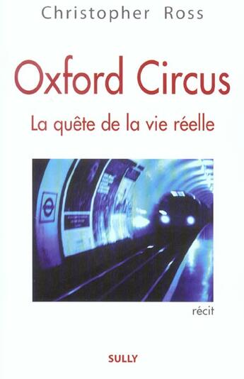 Couverture du livre « Oxford circus » de Ross Christopher aux éditions Sully