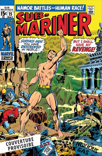 Couverture du livre « Sub-Mariner : Intégrale vol.4 : 1969-1970 » de John Buscema et Roy Thomas et Sal Buscema et Marie Severin aux éditions Panini