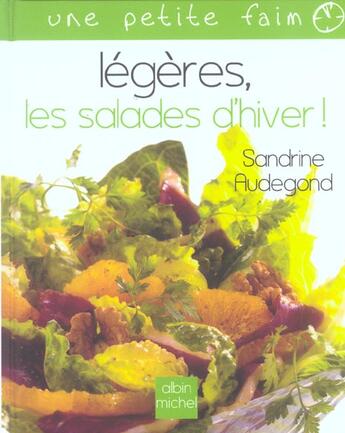 Couverture du livre « Legeres, les salades d'hiver ! » de Sandrine Audegond aux éditions Albin Michel