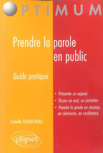 Couverture du livre « =>nouv.ed.9782729838904/gaudu2 » de Gauducheau aux éditions Ellipses