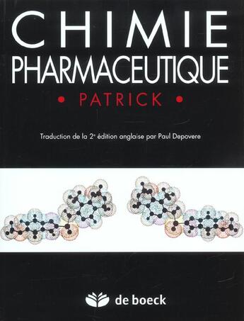 Couverture du livre « Chimie pharmaceutique » de Pat Rick aux éditions De Boeck