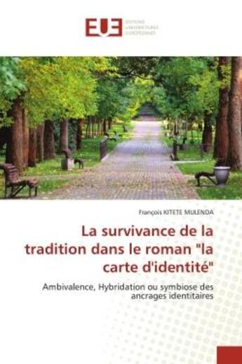 Couverture du livre « La survivance de la tradition dans le roman 