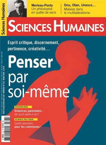 Couverture du livre « Sciences humaines n 323 penser par soi-meme - fevrier 2020 » de  aux éditions Sciences Humaines