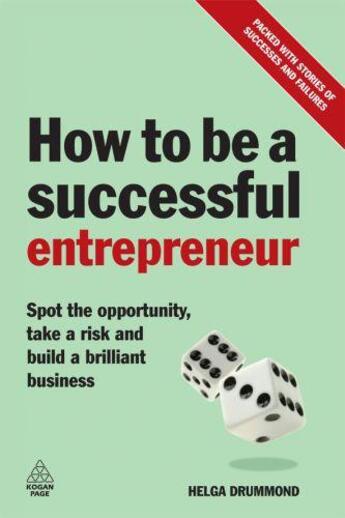 Couverture du livre « How to be a Successful Entrepreneur » de Drummond Helga aux éditions Kogan Page Digital