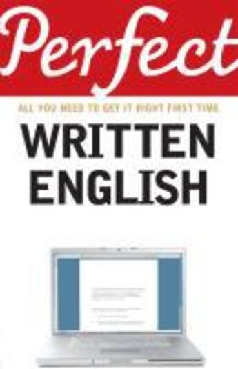 Couverture du livre « Perfect Written English » de Christopher West aux éditions Random House Digital