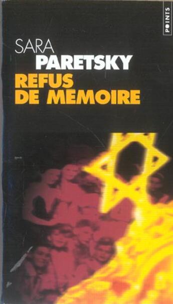 Couverture du livre « Refus de memoire » de Sara Paretsky aux éditions Points