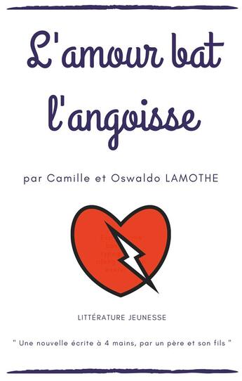 Couverture du livre « L'amour bat l'angoisse » de Camille Lamothe aux éditions Books On Demand