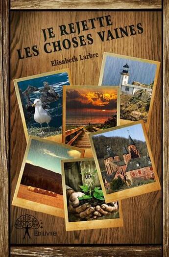 Couverture du livre « Je rejette les choses vaines » de Elisabeth Larbre aux éditions Edilivre