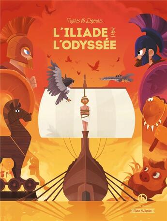 Couverture du livre « L'Iliade et l'IOdyssée » de  aux éditions Quelle Histoire