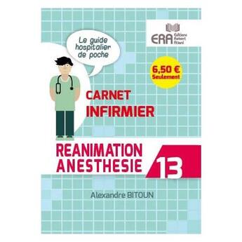 Couverture du livre « Réanimation anesthésie » de Alexandre Bitoun aux éditions Era Grego