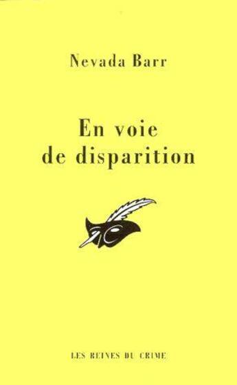 Couverture du livre « En voie de disparition » de Nevada Barr aux éditions Editions Du Masque