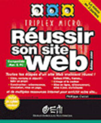 Couverture du livre « Reussir son site web - compatible mac et pc » de Cottet aux éditions Eyrolles