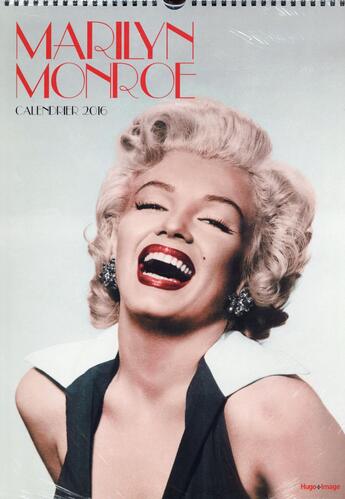 Couverture du livre « Calendrier mural 2016 ; Marilyn Monroe » de  aux éditions Hugo Image