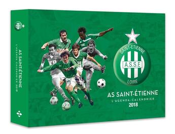 Couverture du livre « L'agenda-calendrier AS Saint-Etienne (édition 2018) » de  aux éditions Hugo Sport