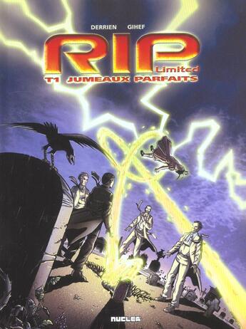 Couverture du livre « RIP T.1 ; JUMEAUX PARFAITS » de Gihef et Derrien aux éditions Nuclea