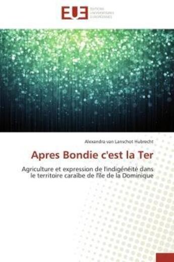 Couverture du livre « Apres bondie c'est la ter » de Hubrecht-A aux éditions Editions Universitaires Europeennes