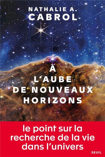 Couverture du livre « À l'aube de nouveaux horizons » de Nathalie A. Cabrol aux éditions Seuil