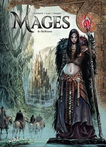 Couverture du livre « Mages Tome 8 : Belkiane » de Laci et Sylvain Cordurie aux éditions Soleil