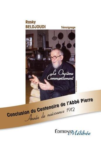 Couverture du livre « Le onzième commandement » de Rasky Beldjoudi aux éditions Melibee