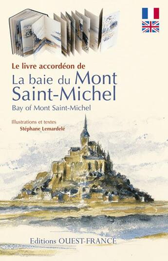 Couverture du livre « Le livre accordéon de la baie du mont saint-michel » de Lemardele aux éditions Ouest France