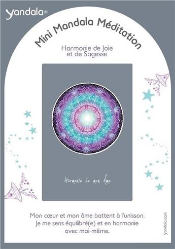 Couverture du livre « Mini yandala méditation ; harmonie de joie et de sagesse » de  aux éditions Dg-exodif