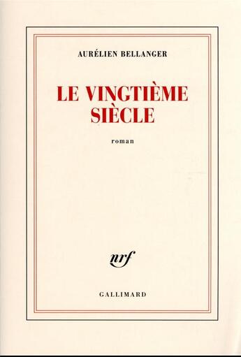 Couverture du livre « Le vingtième siècle » de Albert Meige aux éditions Gallimard