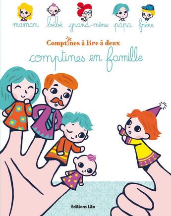 Couverture du livre « Comptines en famille » de  aux éditions Lito