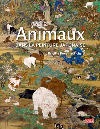 Couverture du livre « Animaux dans la peinture japonaise » de Brigite Koyama-Richard aux éditions Scala