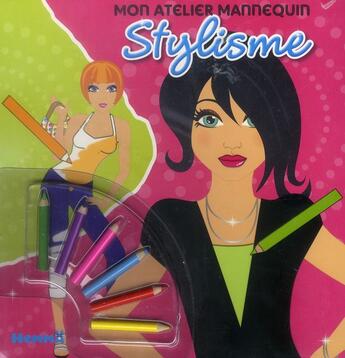 Couverture du livre « Mon atelier mannequin ; stylisme » de Karen Morrison aux éditions Hemma