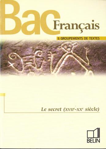 Couverture du livre « Fr.1e le secret » de Tenne aux éditions Belin